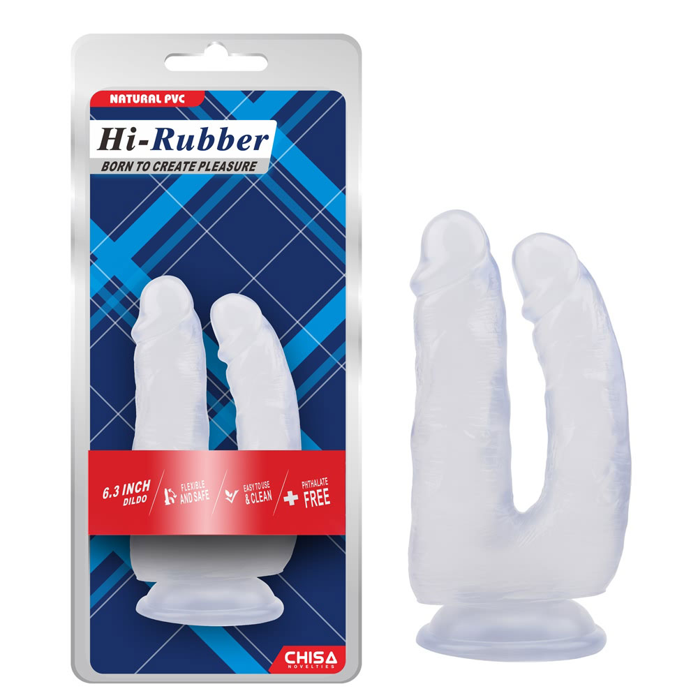13 လက်မ Dildo-Clear