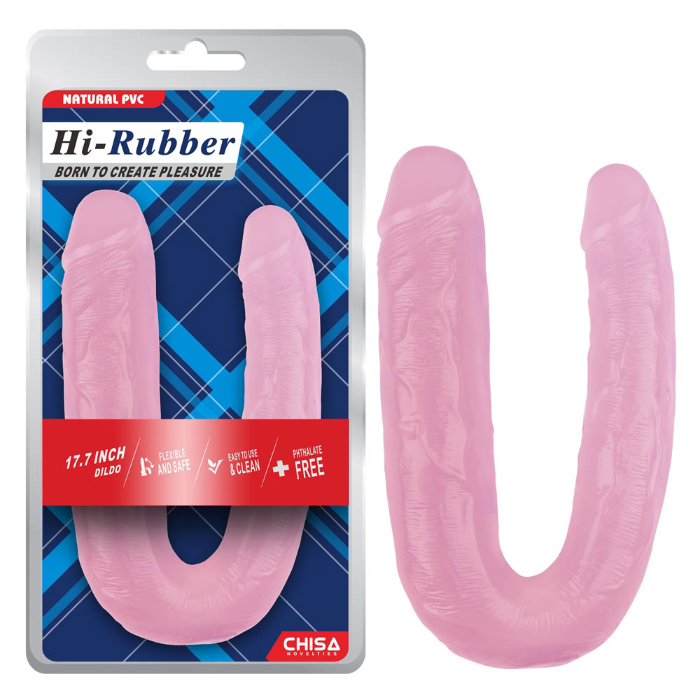 17.7 လက်မ Dildo-Pink