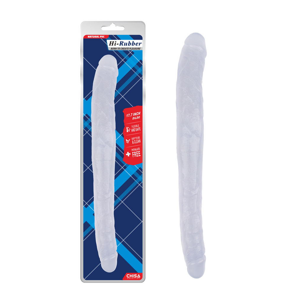 17.8 လက်မ Dildo-Clear