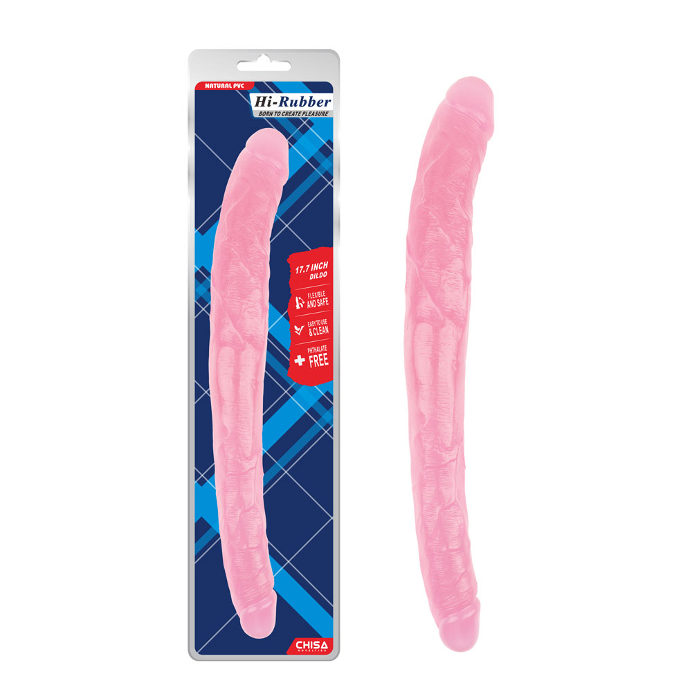 17.8 လက်မ Dildo-Pink