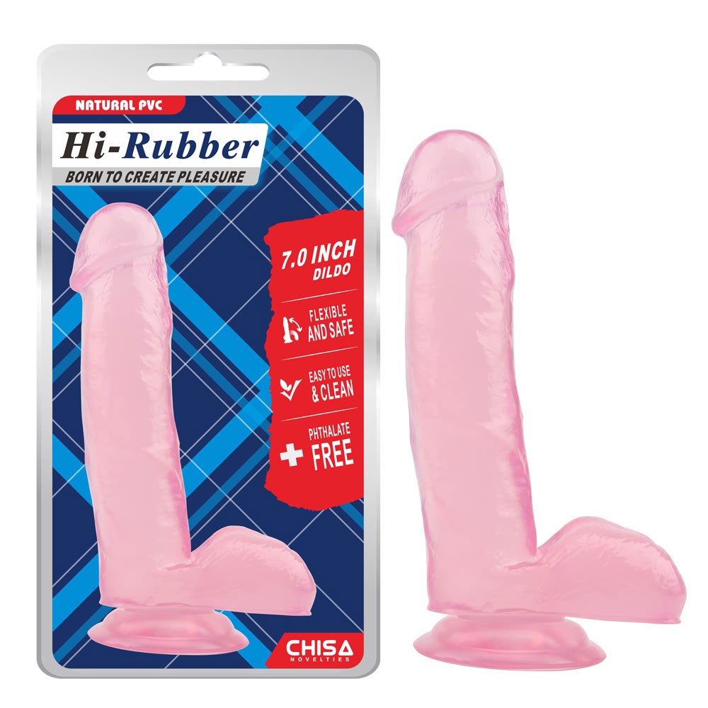 7.0 လက်မ Dildo-Pink