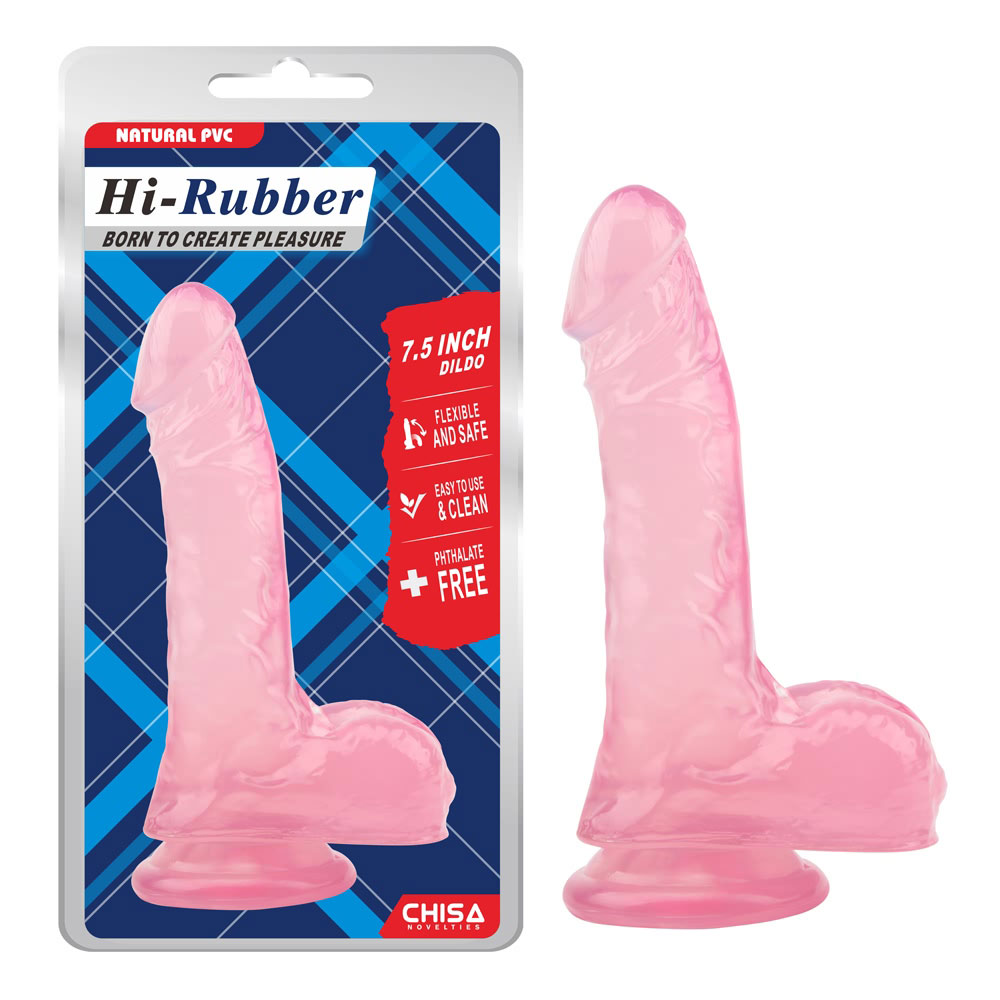 7.5 လက်မ Dildo-Pink