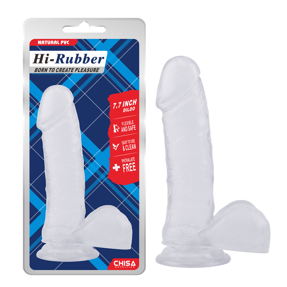 7.7 လက်မ Dildo-Clear