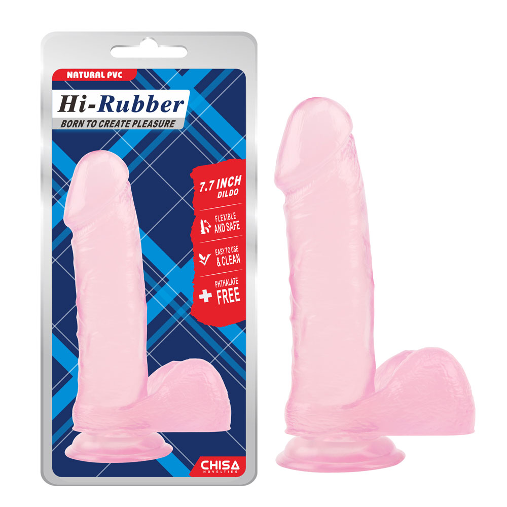 7.7 လက်မ Dildo-Pink