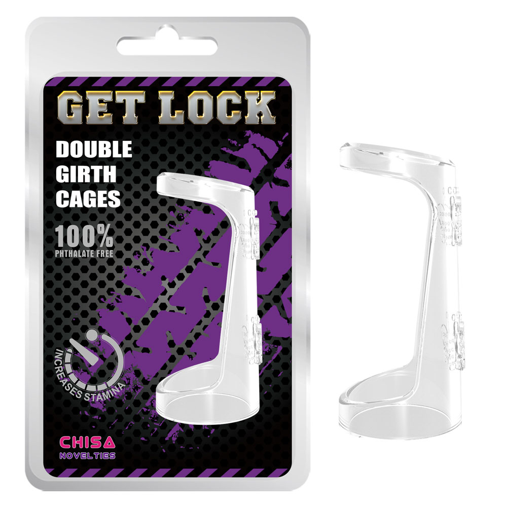 Double Girth Cages- Clear