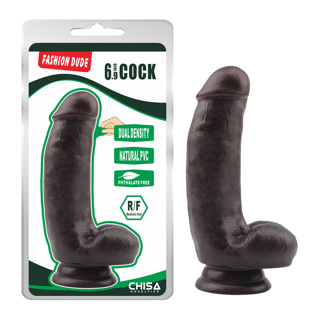 ဖက်ရှင် Dude-6.9 လက်မ Cock-Brown