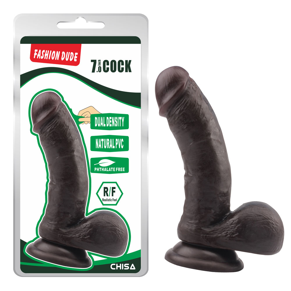 ဖက်ရှင် Dude-7.0 လက်မ Cock-Brown