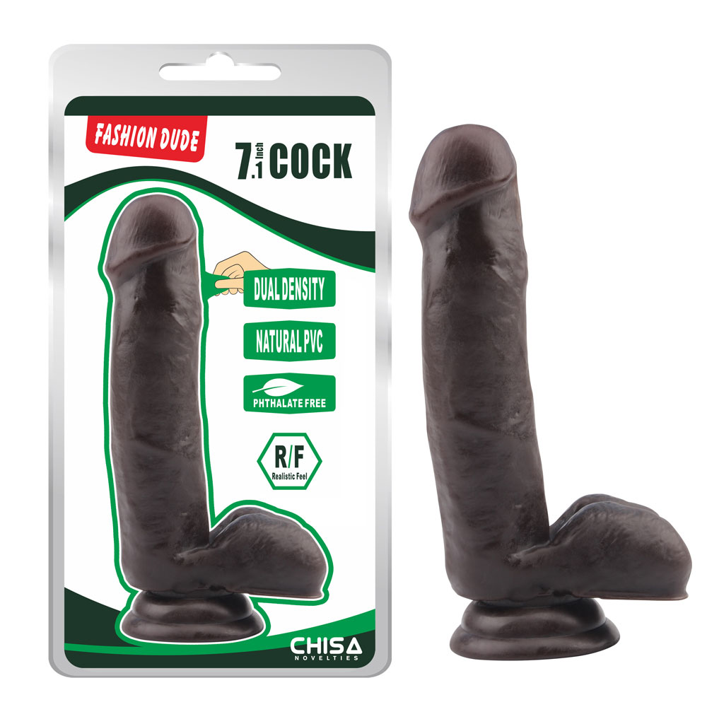 ဖက်ရှင် Dude-7.1 လက်မ Cock-Brown