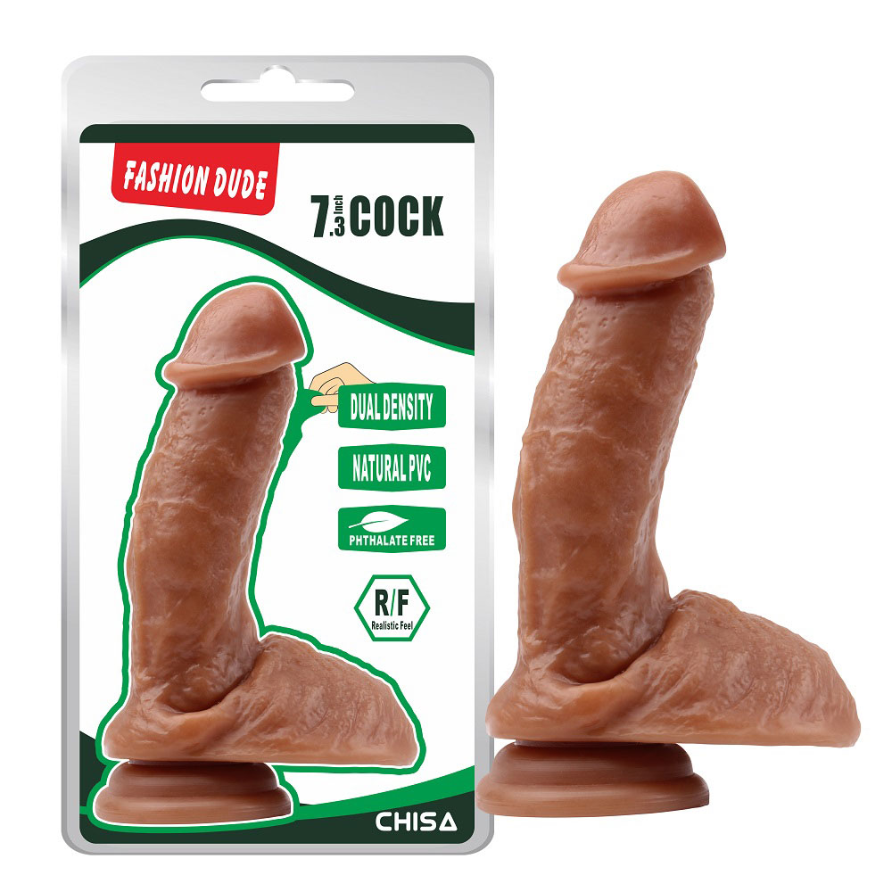 ဖက်ရှင် Dude- 7.3 လက်မ Cock-Brown