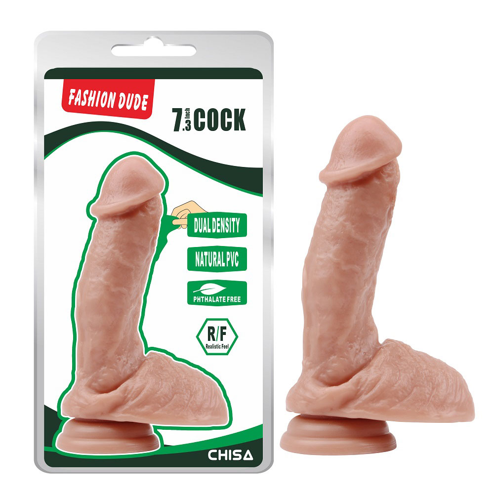 ဖက်ရှင် Dude- 7.3 လက်မ Cock-Flesh