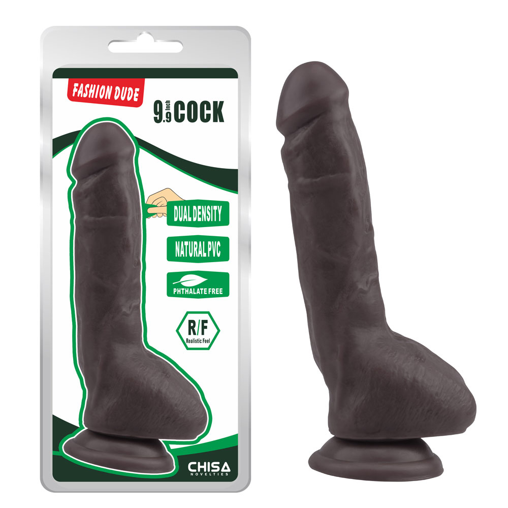 ဖက်ရှင် Dude-9.9 လက်မ Cock-Brown